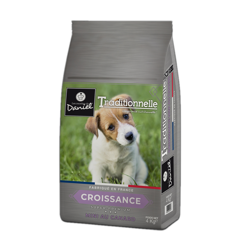 Croquettes Traditionnelle mini croissance canard - 4 kg