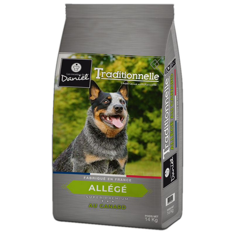 Croquettes Traditionnelle allégé canard - 14 kg