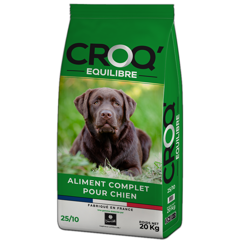 Croquettes chien CROQ'EQUILIBRE  - 20 kg
