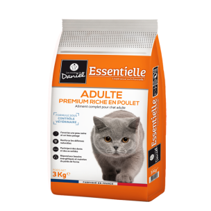 Croquettes Essentielle chat stérilisé poulet - 3 kg