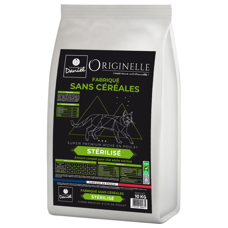 Croquettes Originelle Chat Sterilise Poulet Sans Cereales 10 Kg Les Recettes De Daniel Croquettes Originelle Chat Sterilise Poulet Sans Cereales 10 Kg Les Recettes De Daniel