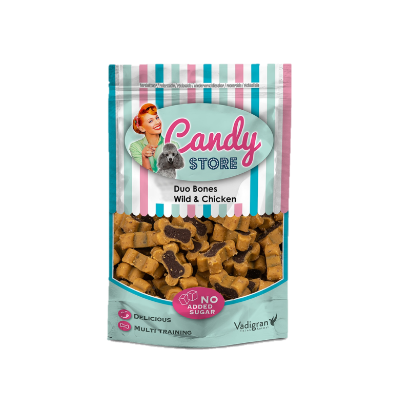 Candy Duo Bones gibier & poulet - 180g