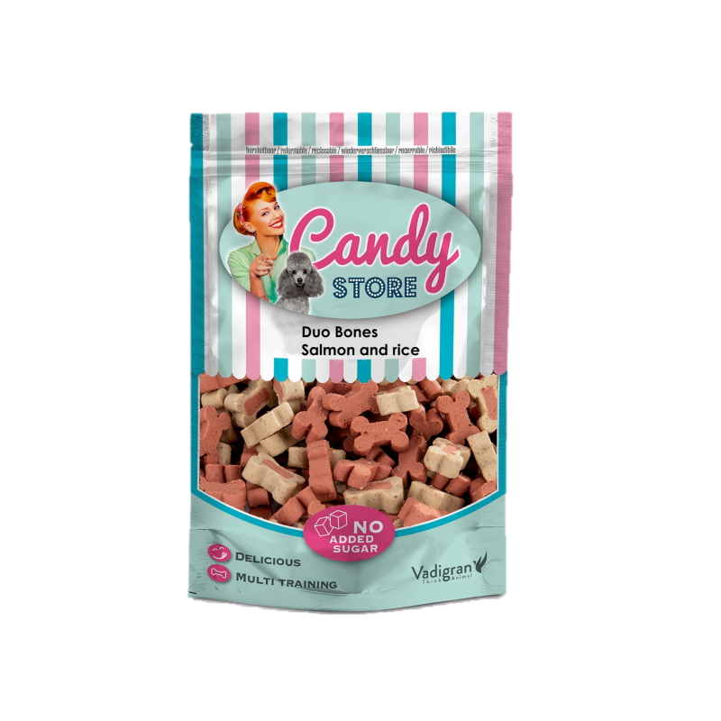 Candy Duo Bones saumon & riz - 180g