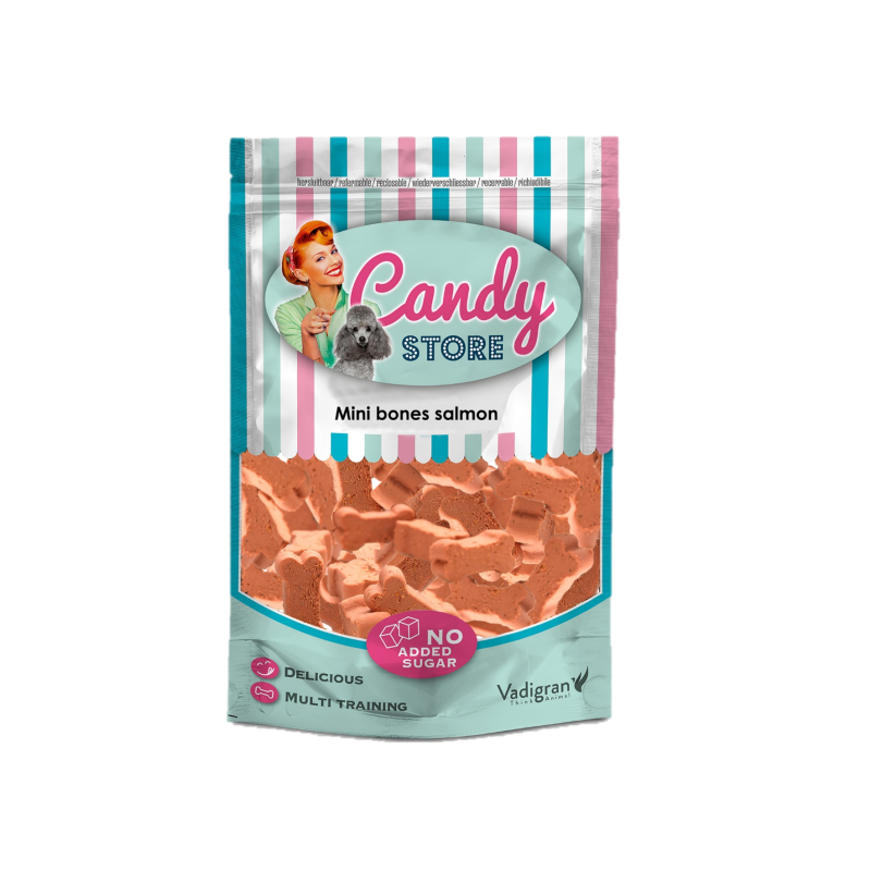 Candy Mini Bones saumon - 180g