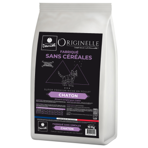 Croquettes Originelle chaton sans céréales - 10 kg