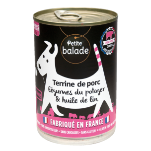 Terrine de porc 400G - Humide "Petite balade"