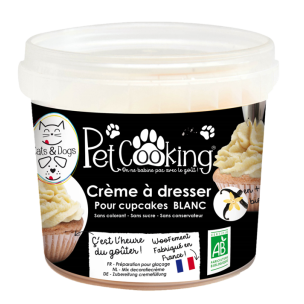 Mix crème à dresser blanche pour cupcakes 150g - PetCooking