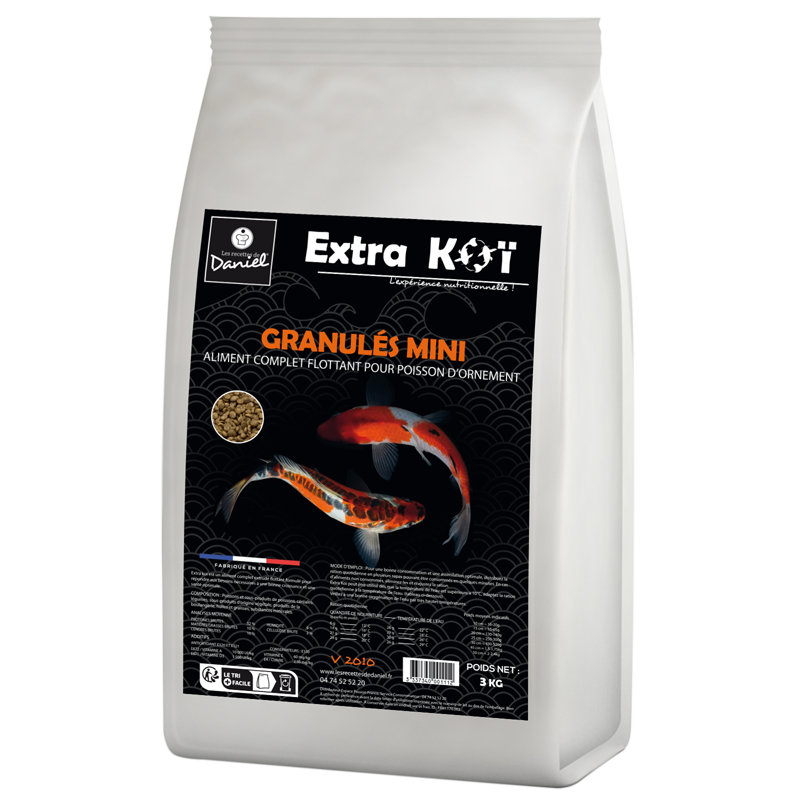 Extra koï granulés mini - 3kg