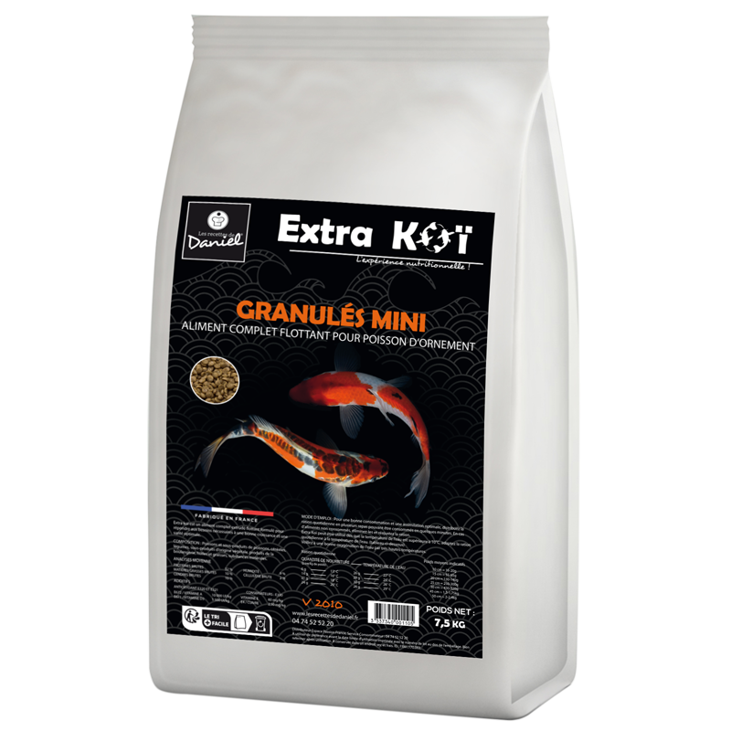 Extra koï granulés mini - 7,5kg