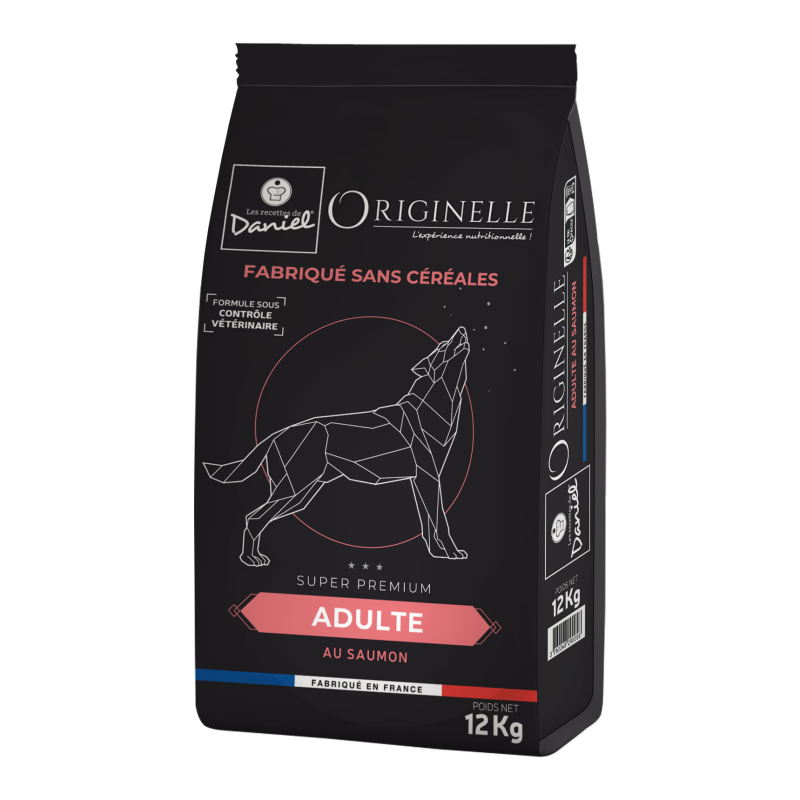 Croquettes Originelle adulte saumon sans céréales - 12 kg