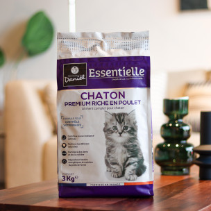 Croquettes Essentielle chaton poulet - 3 kg