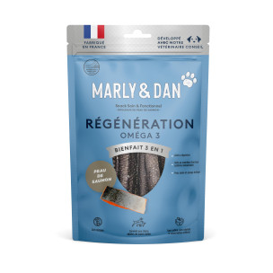 Rouleaux "régénération - 100% peau de saumon" 80g - Marly & Dan
