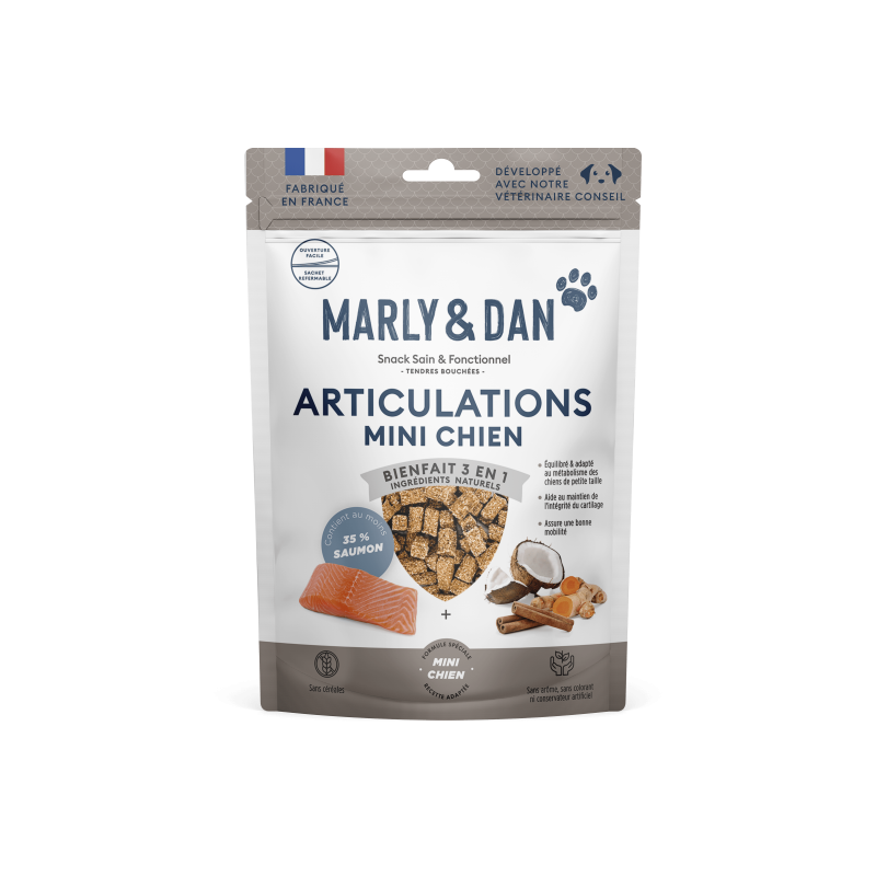 Tendres bouchées "articulations" mini chien - 50g