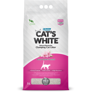 Cat's white litière baby powder - 5L