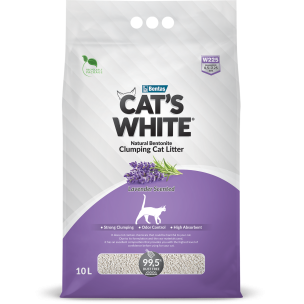 Cat's white litière lavande - 10L