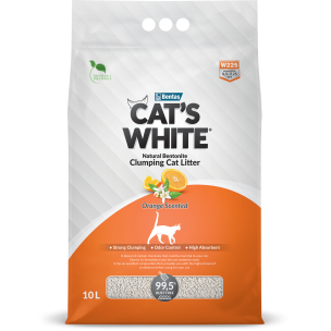 Litière orange 10L - Cat's white