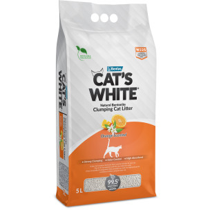 Litière orange 5L - Cat's white