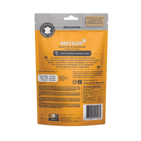 Tendres bouchées "éducation" chien 100g - Marly & Dan