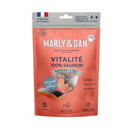 Freeze dried "vitalité" chien 50g - Marly & Dan