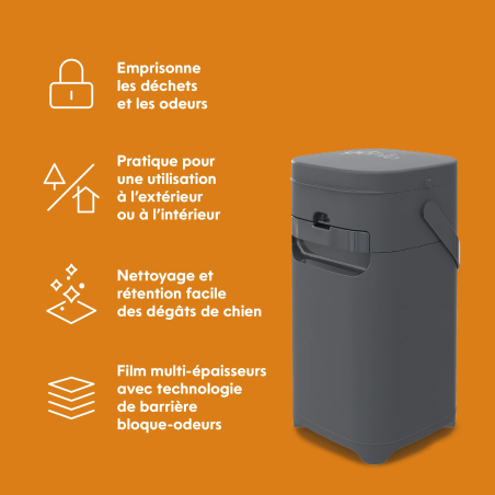 Poubelle extérieure + 1 recharge - Pet Genie
