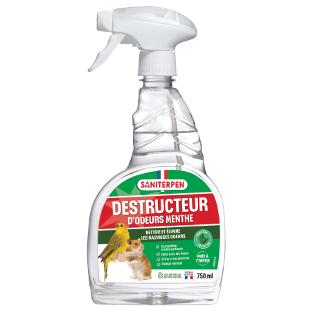 Saniterpen destructeur d'odeur Menthe - 750ml