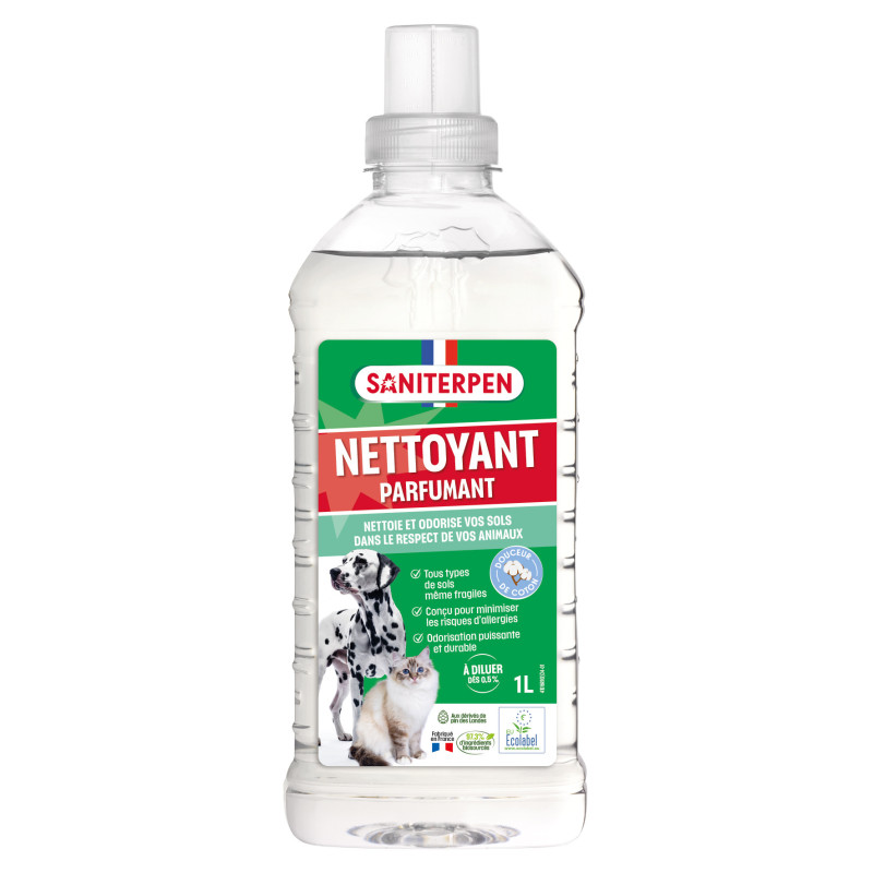 Saniterpen nettoyant parfumant "douceur de coton" - 1L