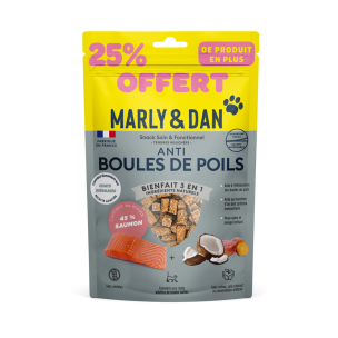 Tendres bouchées "anti boules de poil" chat 40g + 25% offerts