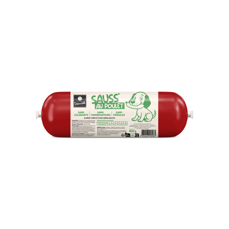 Saucisson au poulet - 800g