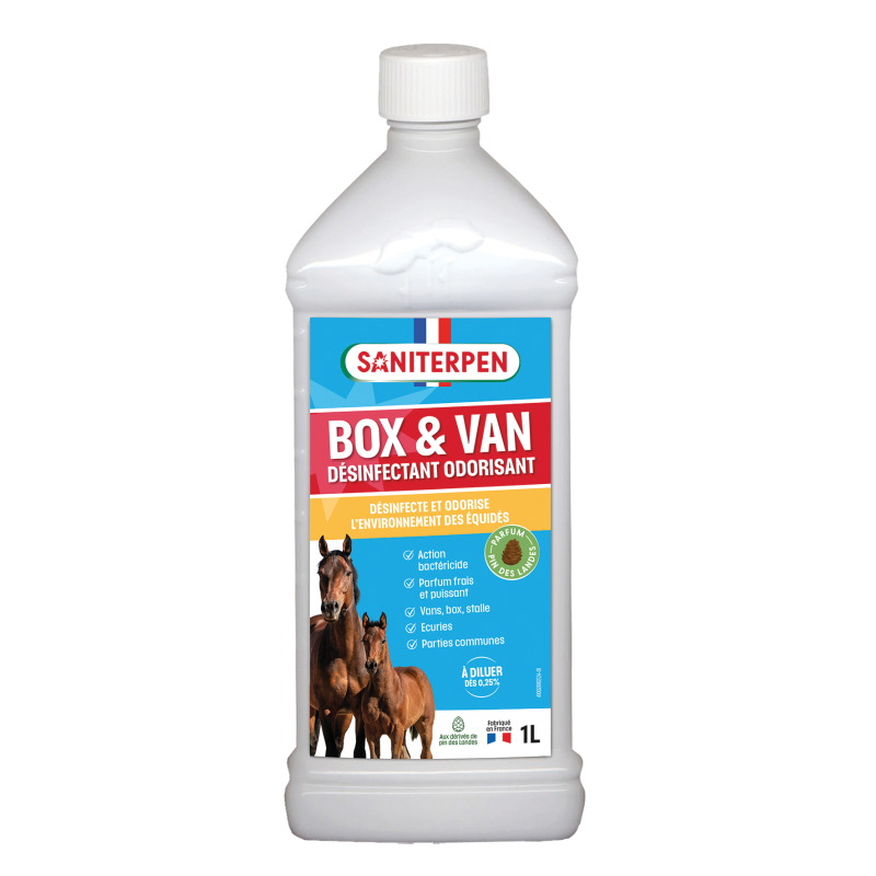 Saniterpen box & van désinfectant odorisant - 1L
