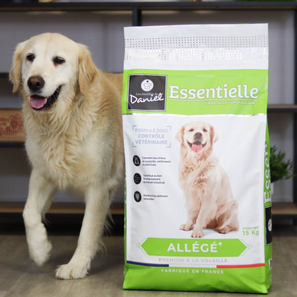 Croquettes Essentielle Allégées Chien - à la volaille 14 kg