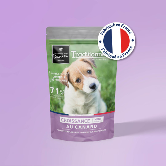 Croquettes Traditionnelle mini croissance canard - 400g