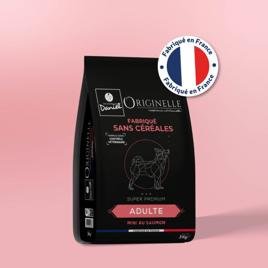 Croquettes Originelle mini adulte saumon sans céréales - 3 kg