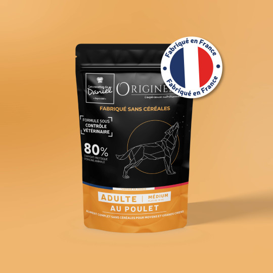 Croquettes Originelle adulte poulet sans céréales - 400g