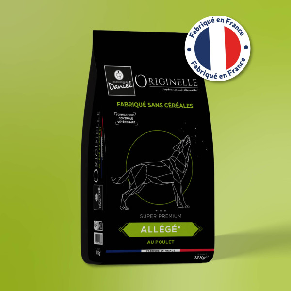 Croquettes Originelle allégé poulet sans céréales - 12 kg