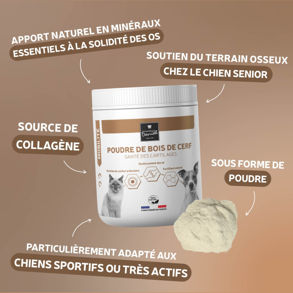 Poudre de bois de cerf - 80 g