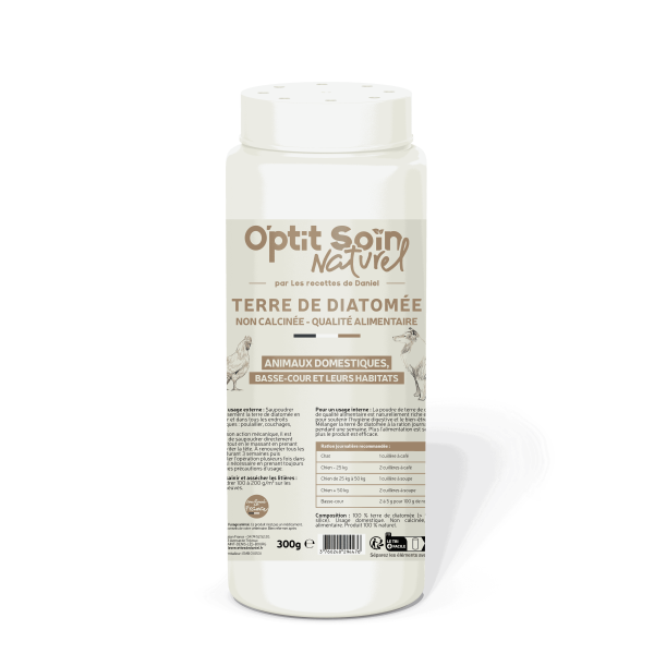 Terre de diatomée - 300 g - poudre antiparasite