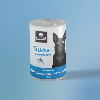 Terrine au thon, saumon et riz - 400g