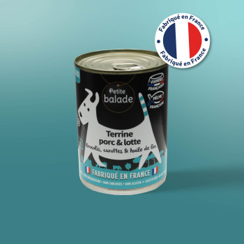 Terrine de porc et lotte 400g - Humide "Petite balade"