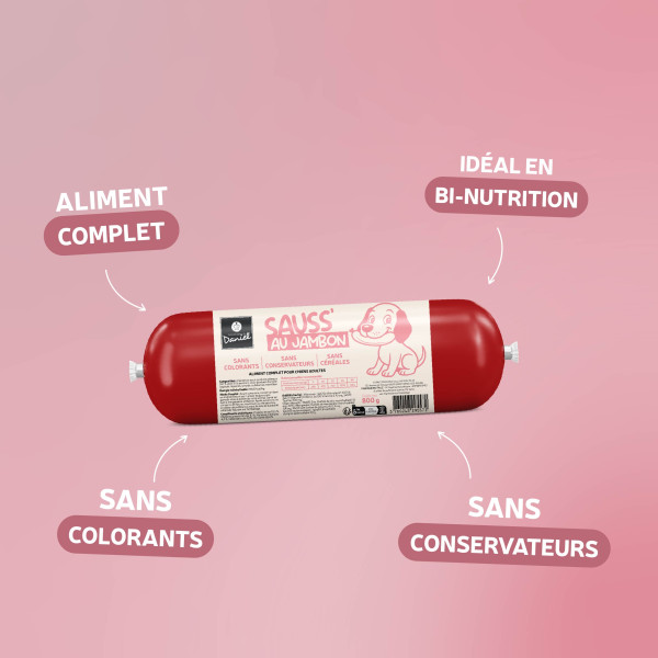 Saucisson au jambon - 800g