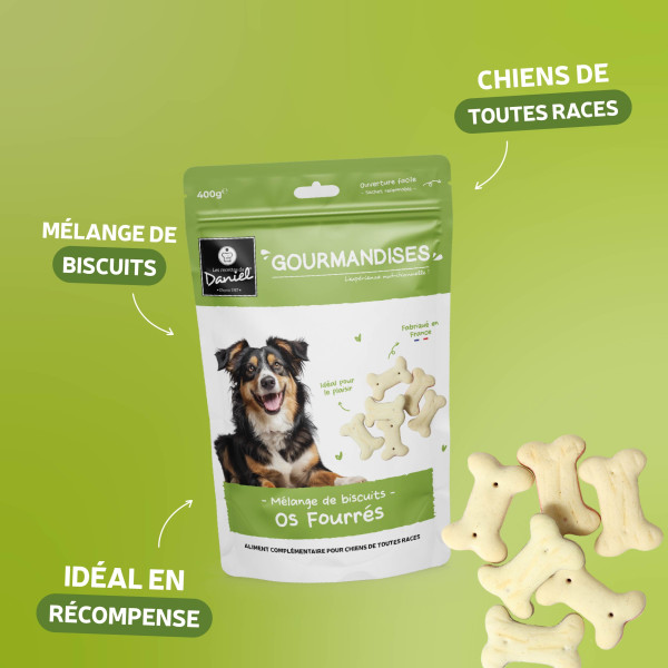 Gourmandises Os Fourrés - 400g
