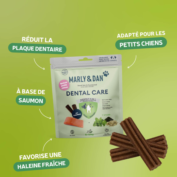 Dental care petits chiens 7 sticks - Marly & Dan