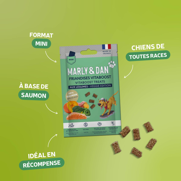 Format poche "vitaboost légumes" chien 20g - Marly & Dan
