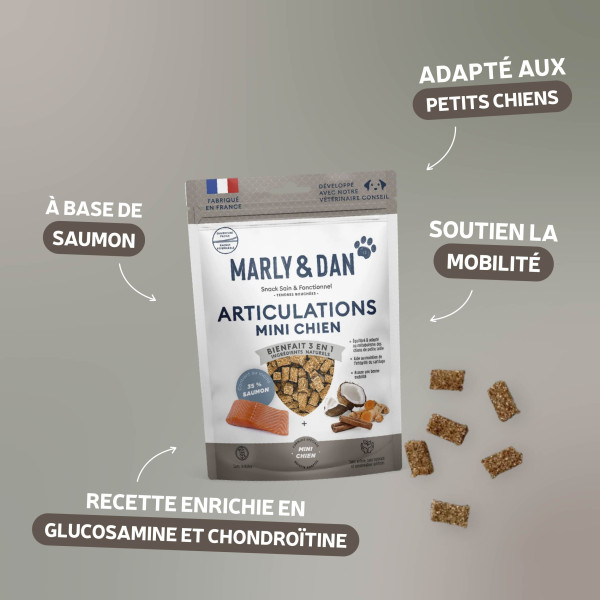 Tendres bouchées "articulations" mini chien - 50g