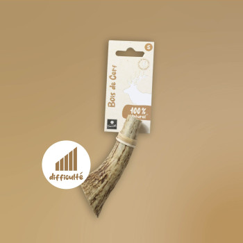 Bois de cerf entier pour chien – Tailles S