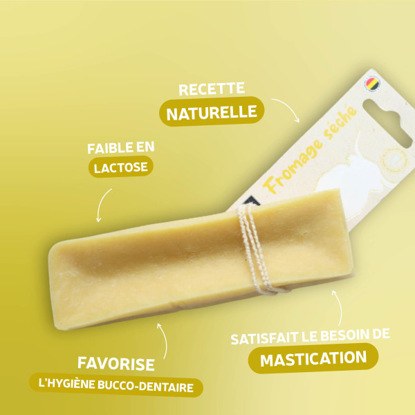 Fromage séché nature pour chien