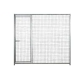 Grille chenil treillis 2m -  Porte à gauche