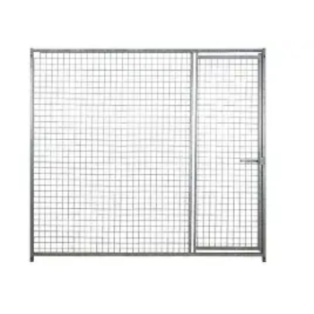 Grille chenil treillis 2m - Porte à droite