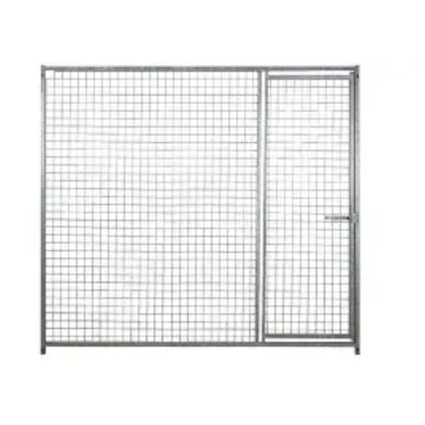 Grille chenil treillis 2m - Porte à droite