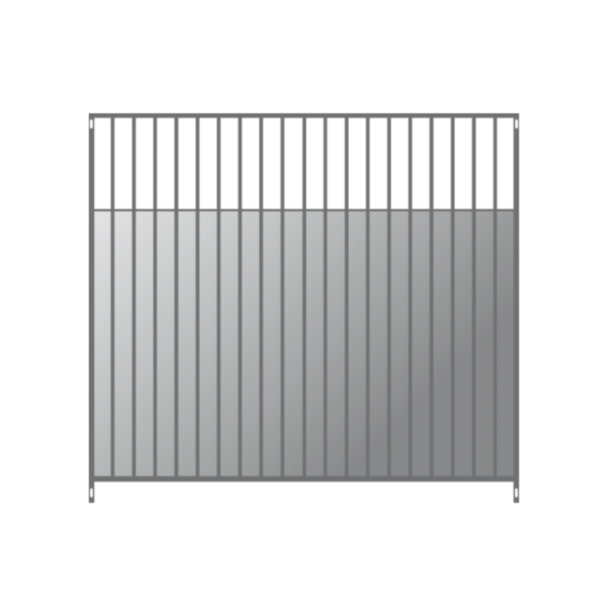 Panneau chenil tolé - barreau espacement 8cm - 2m sans porte