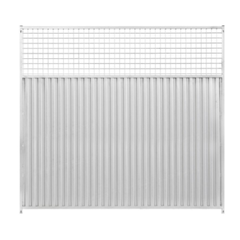 Panneau chenil tolé - treillis - 2m sans porte